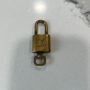 Louis Vuitton Gold Brass Lock and Key #339 🔐